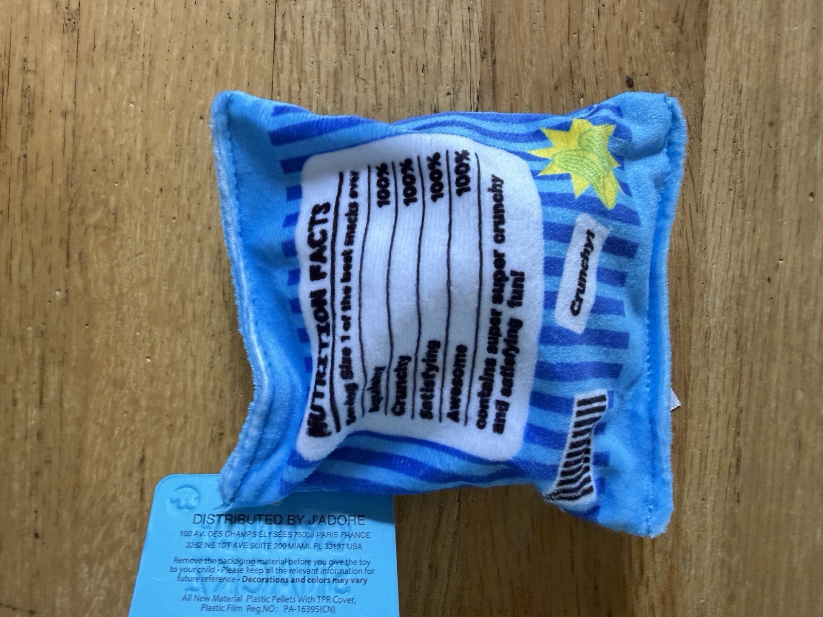 New J’adore Bag Squish Master Crunch Snackz Sensory Toy Potato Chips Toy Sensory