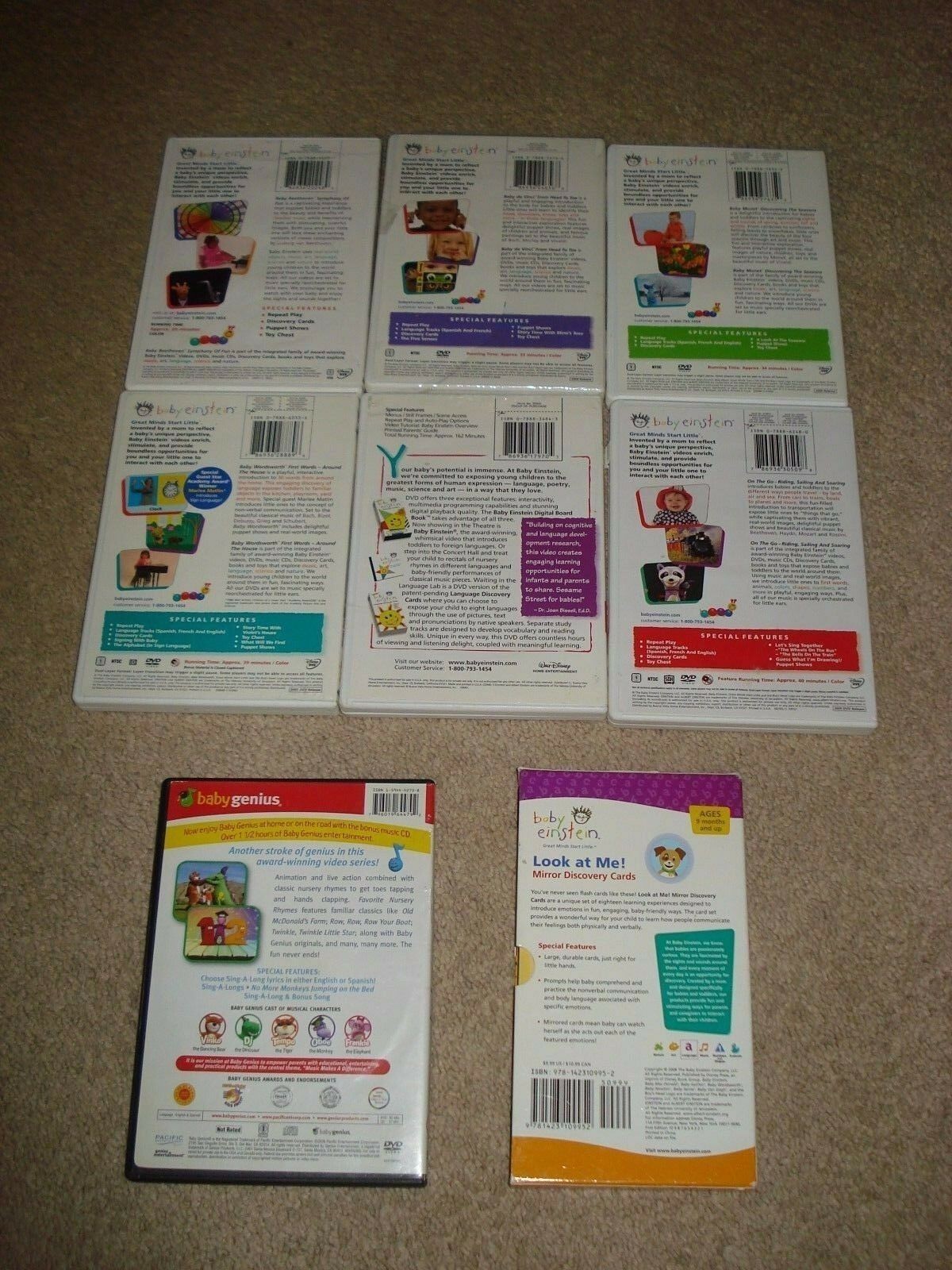 Baby Einstein-Baby Beethoven,da Vinci,Monet,Wordsworth,Language,On The Go & More