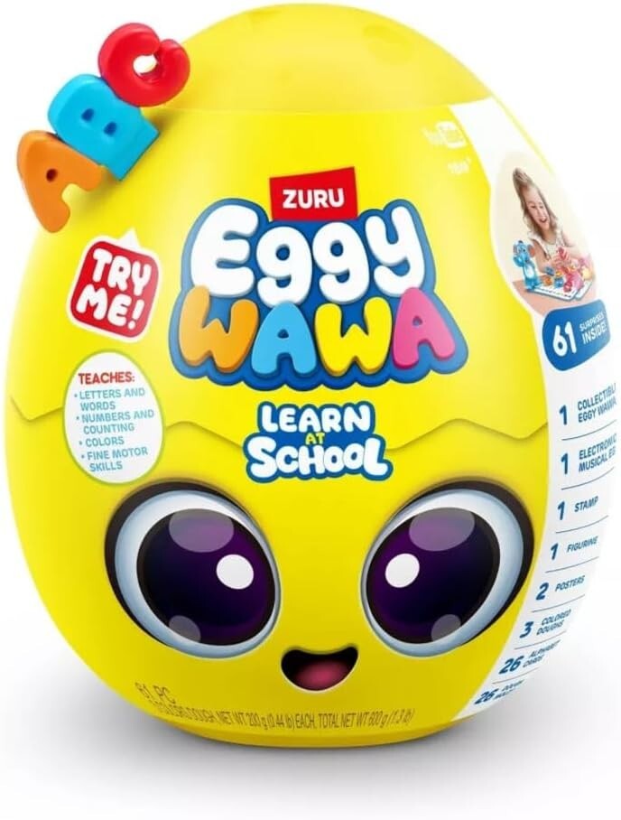Learn at School ZURU Pre K Interactive Toddler Learning Toy 60+ SURPRISES – New