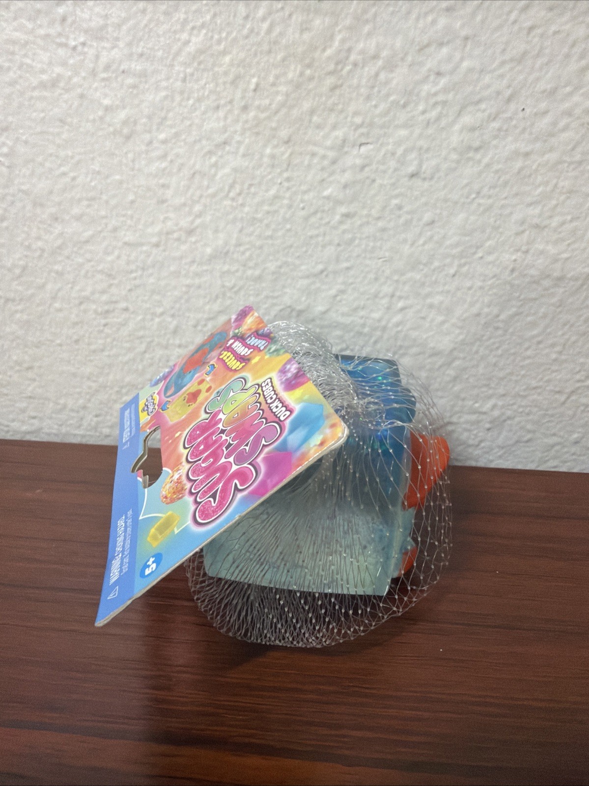 Orb Curiosities Sugar Swaps Blue Glitter Duck Cube Squishy