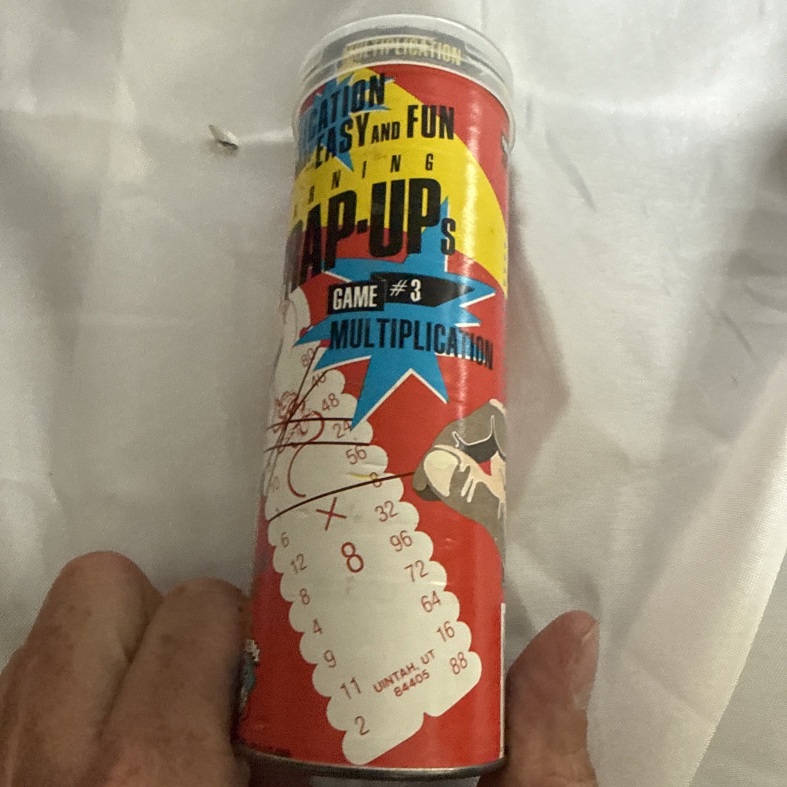 Vintage Learning Wrap-Ups Game 3 Multiplication In A Can Complete