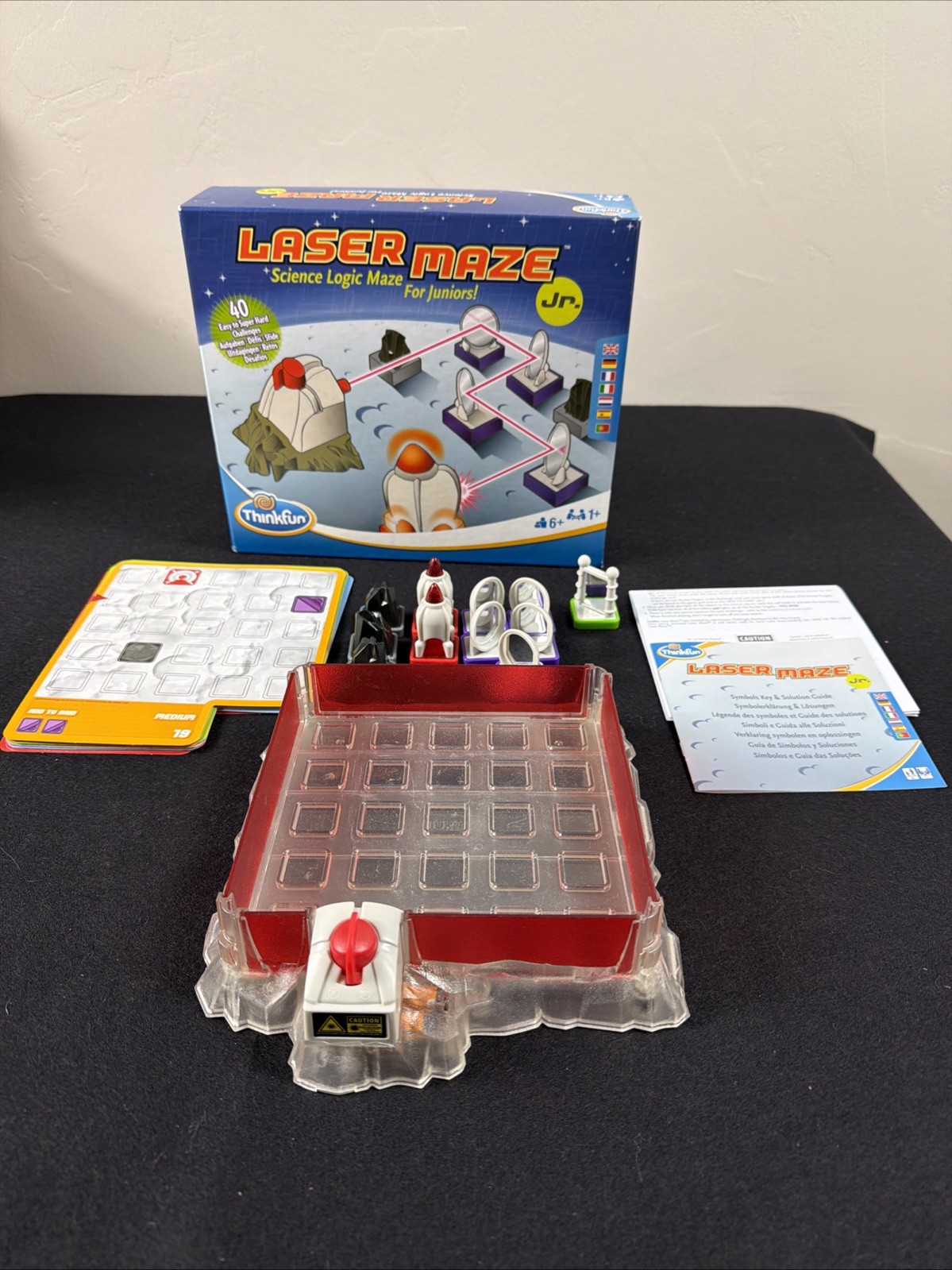 Lazer Maze Jr Science Logic Game Thinkfun Juniors STEM Toy Complete Creative Kid