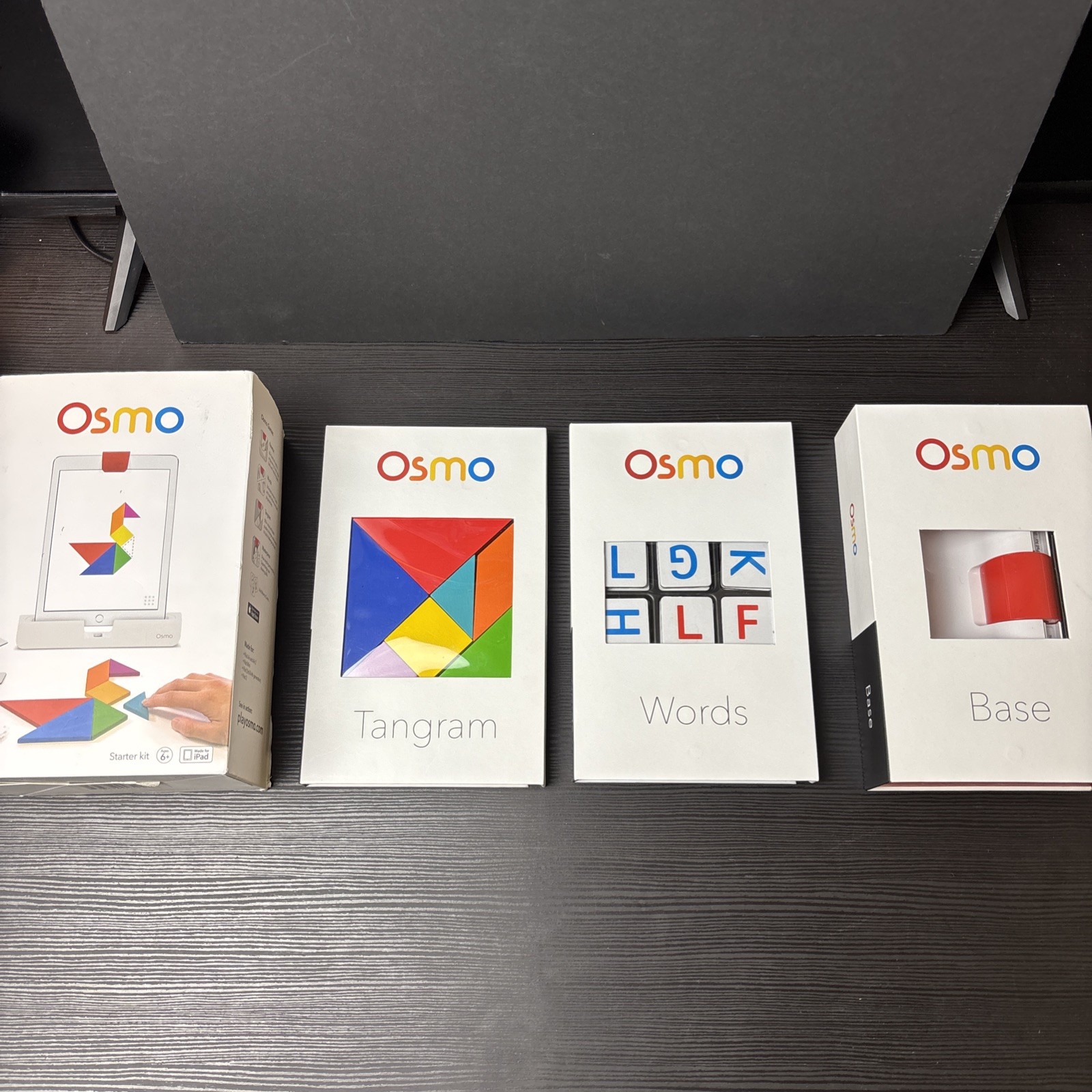 Osmo iPad Kids Learning Game Starter Kit with Base Words Tangram Newton *used
