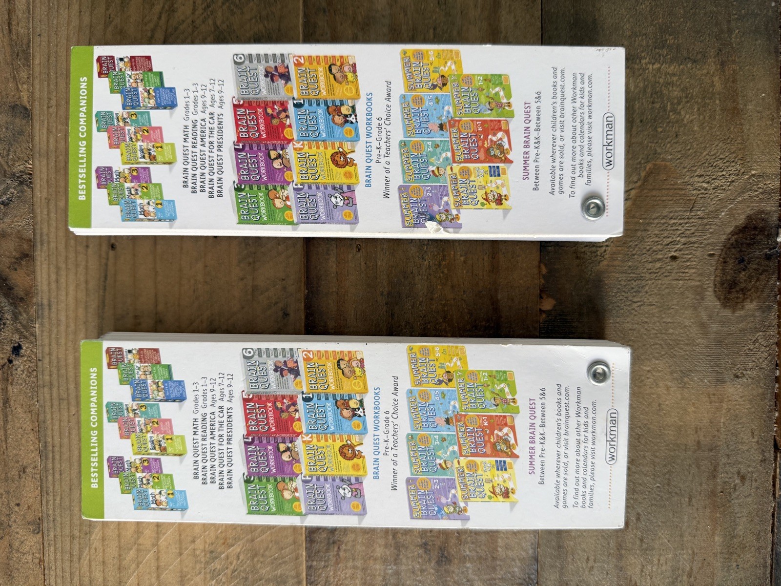 Brain Quest 6th Grade Cards 1500 Q &A (2017, Revised 4th Edition) Decks 1 & 2