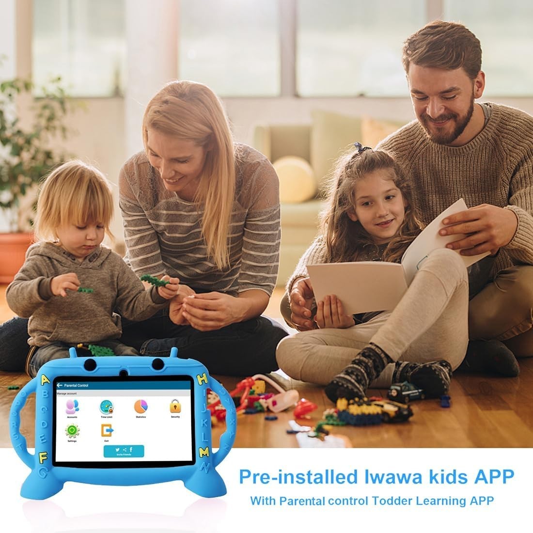 Kids Tablet, 7 inch Tablet for Kids 3-10, Educational Learning Toddler Tablet…