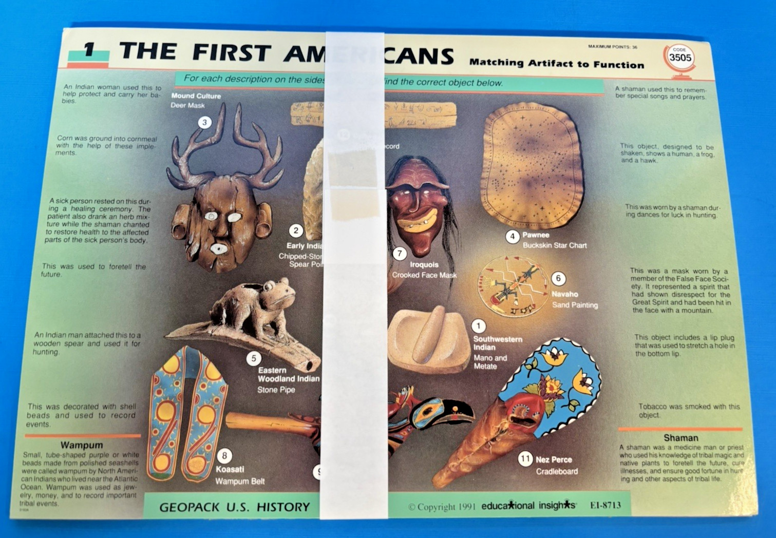 GeoSafari Electronic Learning Game Card Sets Lot of 4- Sci/Sci Fun/US Hist/Maps