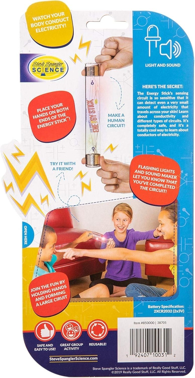 Energy Stick – Fun Science Kits for Kids to Learn About Conductors of Electri…