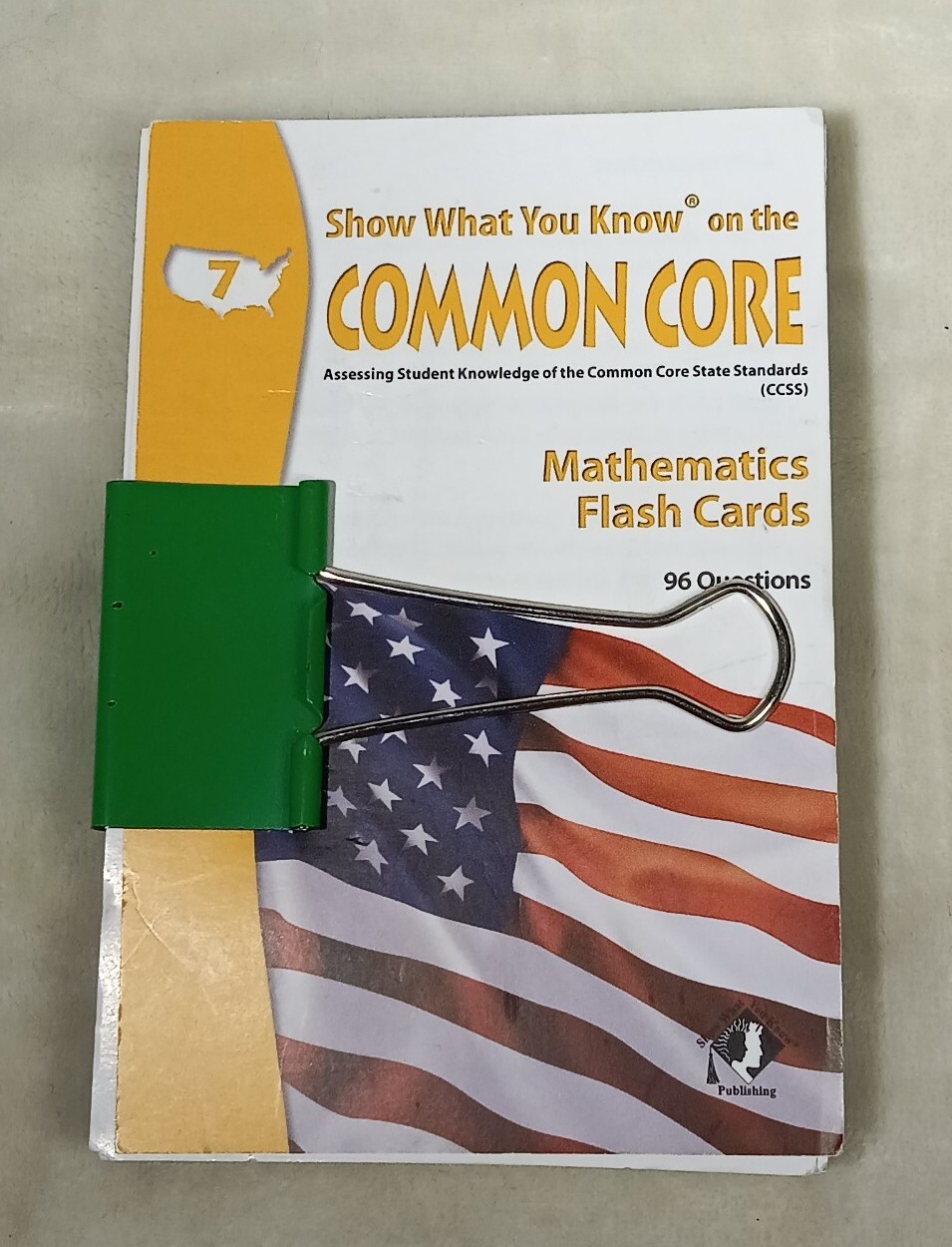 Mathematics Flash Cards Lot Math Common Core OAT OAA 2010 2014 USA