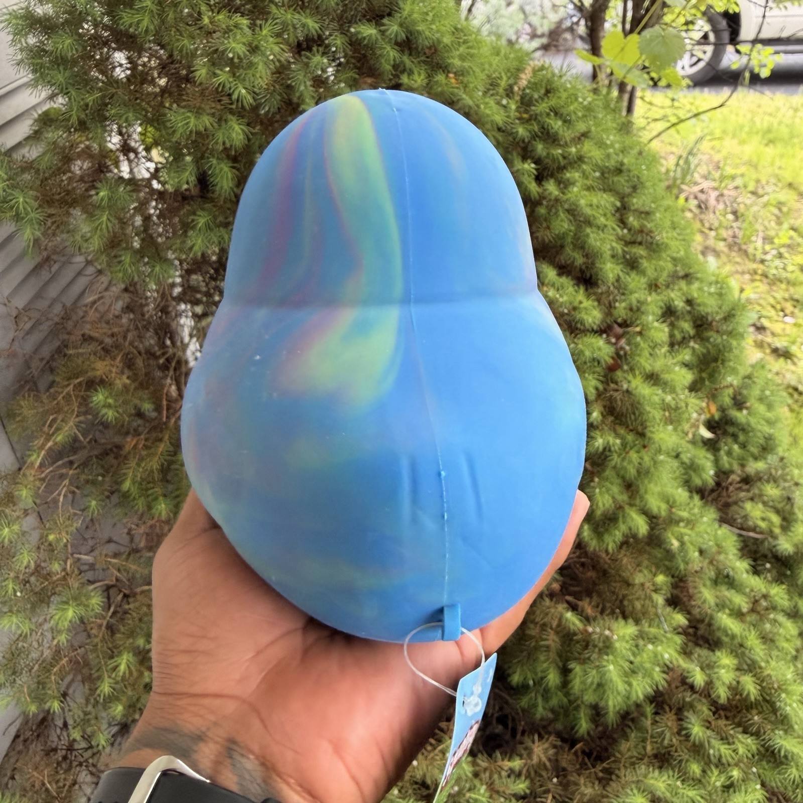 Sunny Days Jumbo Squeezy Duck XL Tie Dye Squishy Sensory Fidget NWT