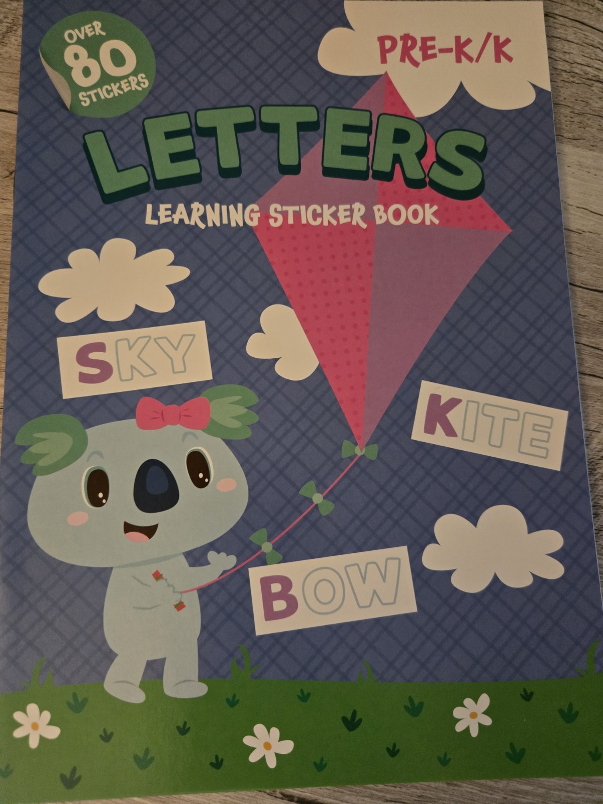 Set Of 4: Pre-K/K Learning Sticker & Activity Books. OVER 80 STICKERS EA