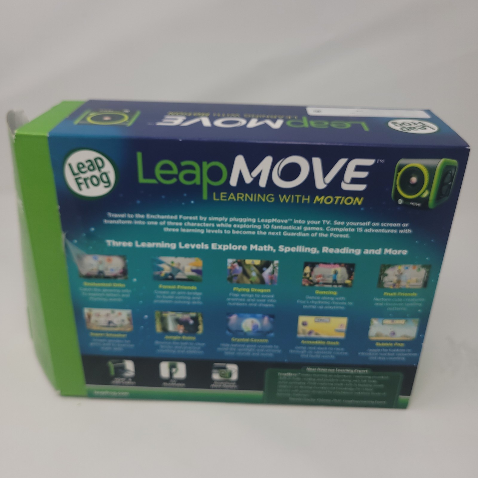 Leap Frog Leap Move Learning Console Motion Plug & Play Camera Interactive Game