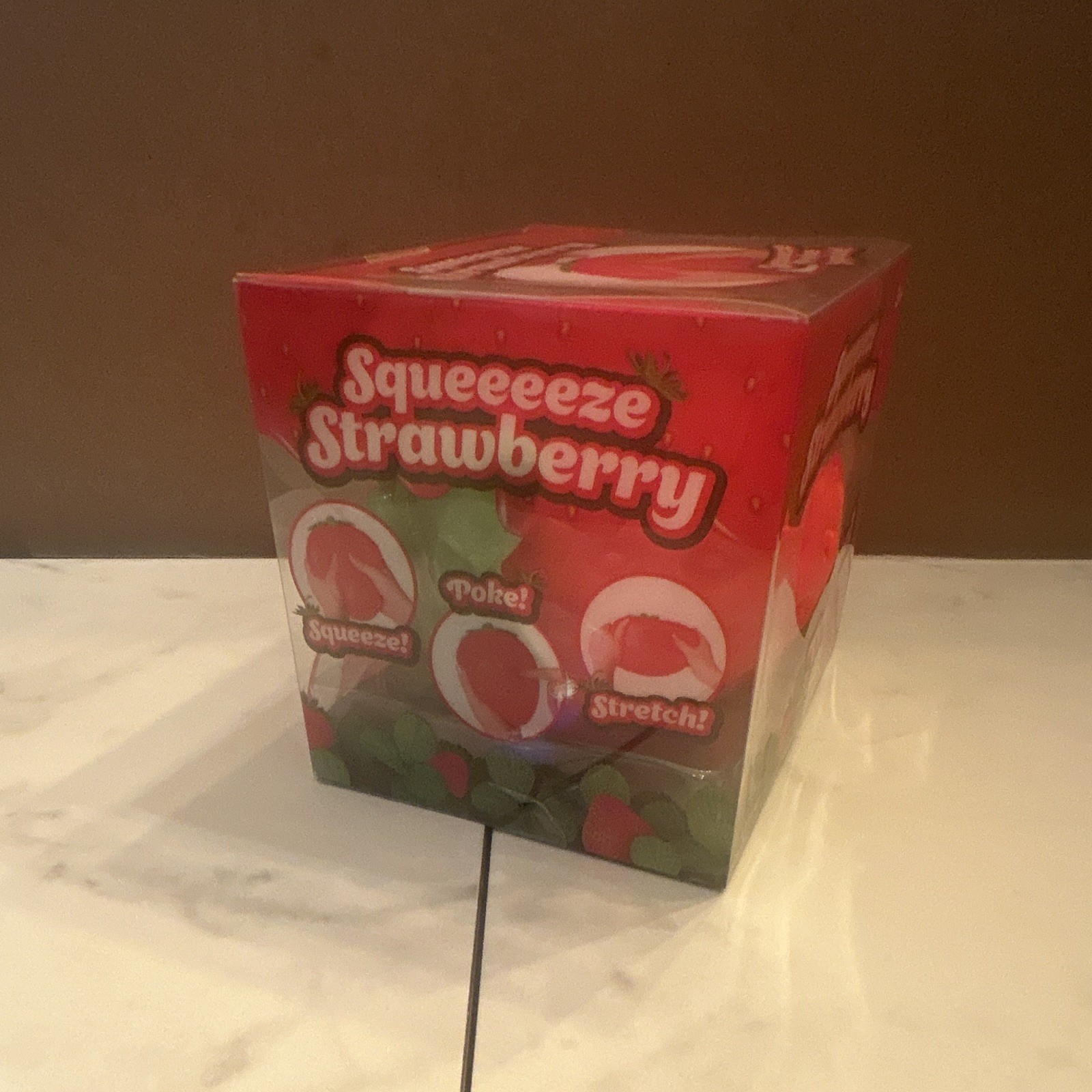 Sunny Days Entertainment Strawberry Squish 🍓 Squeeeze Toy❤️