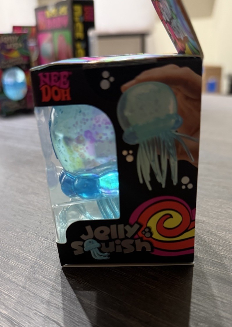 Schylling NeeDoh JellySquish Blue Super Squishy Squeeze Toy 25330NAB $30 OBO