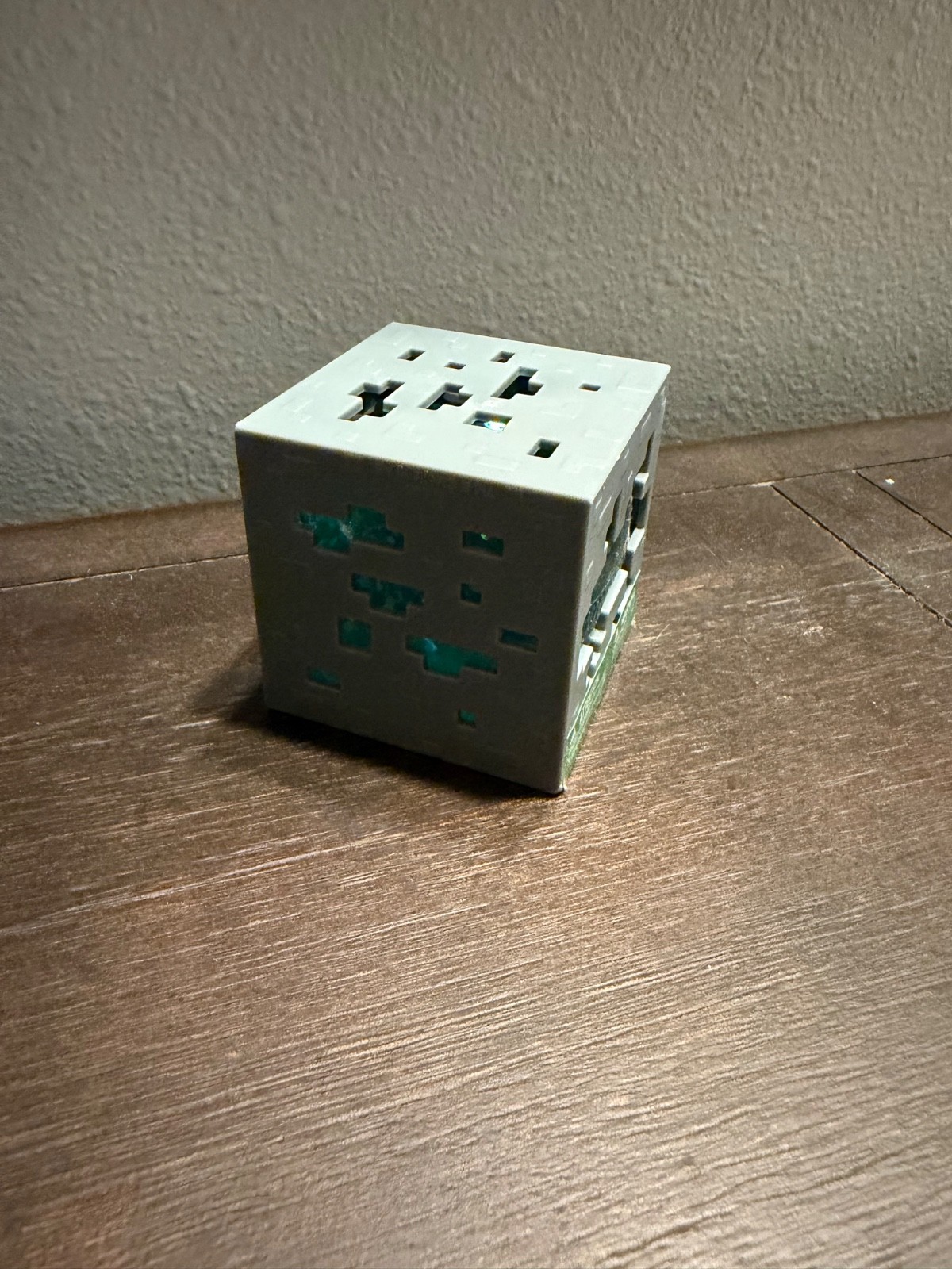 BRAND NEW Minecraft Jelly Cube Squishy Sensory Toy – Teal Color!