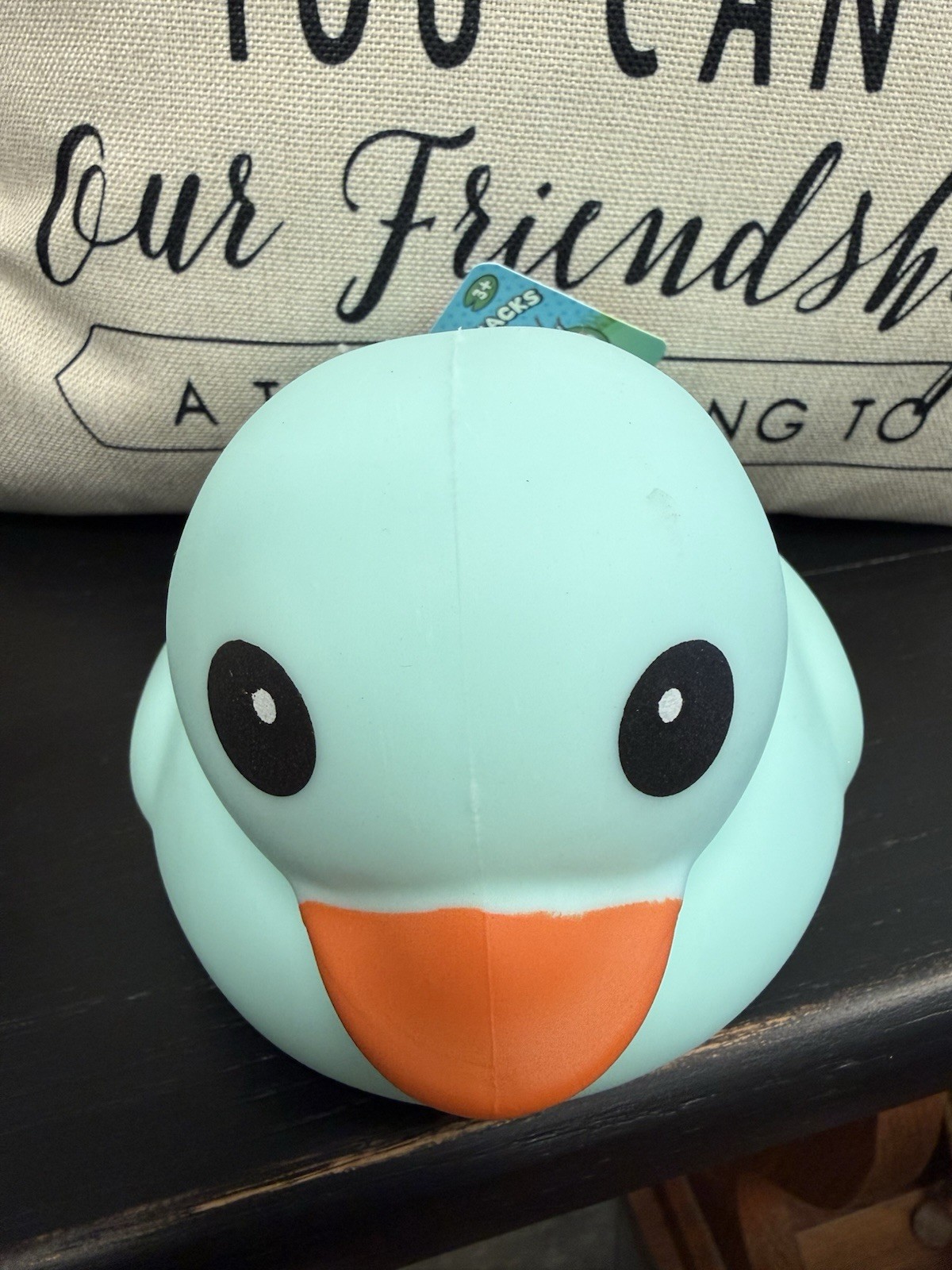BRAND NEW Jumbo Squishy Duck Pastel Aqua 3+ Laffy Quacks 5″ Sunny Days Squishy