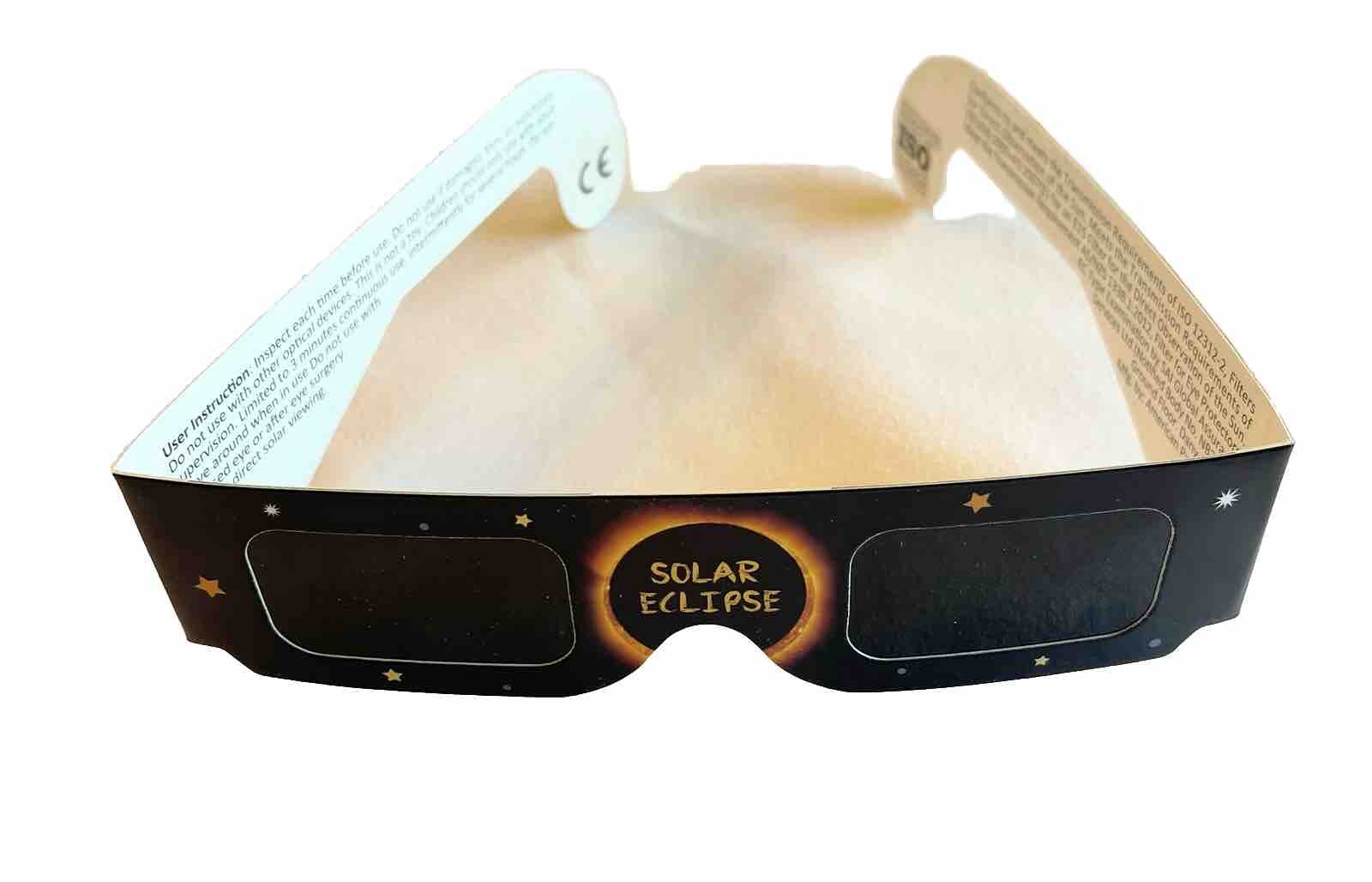 **FedEx 2 DayDelivery** (QTY 4) Solar Eclipse Glasses ISO & CE Certified Safe
