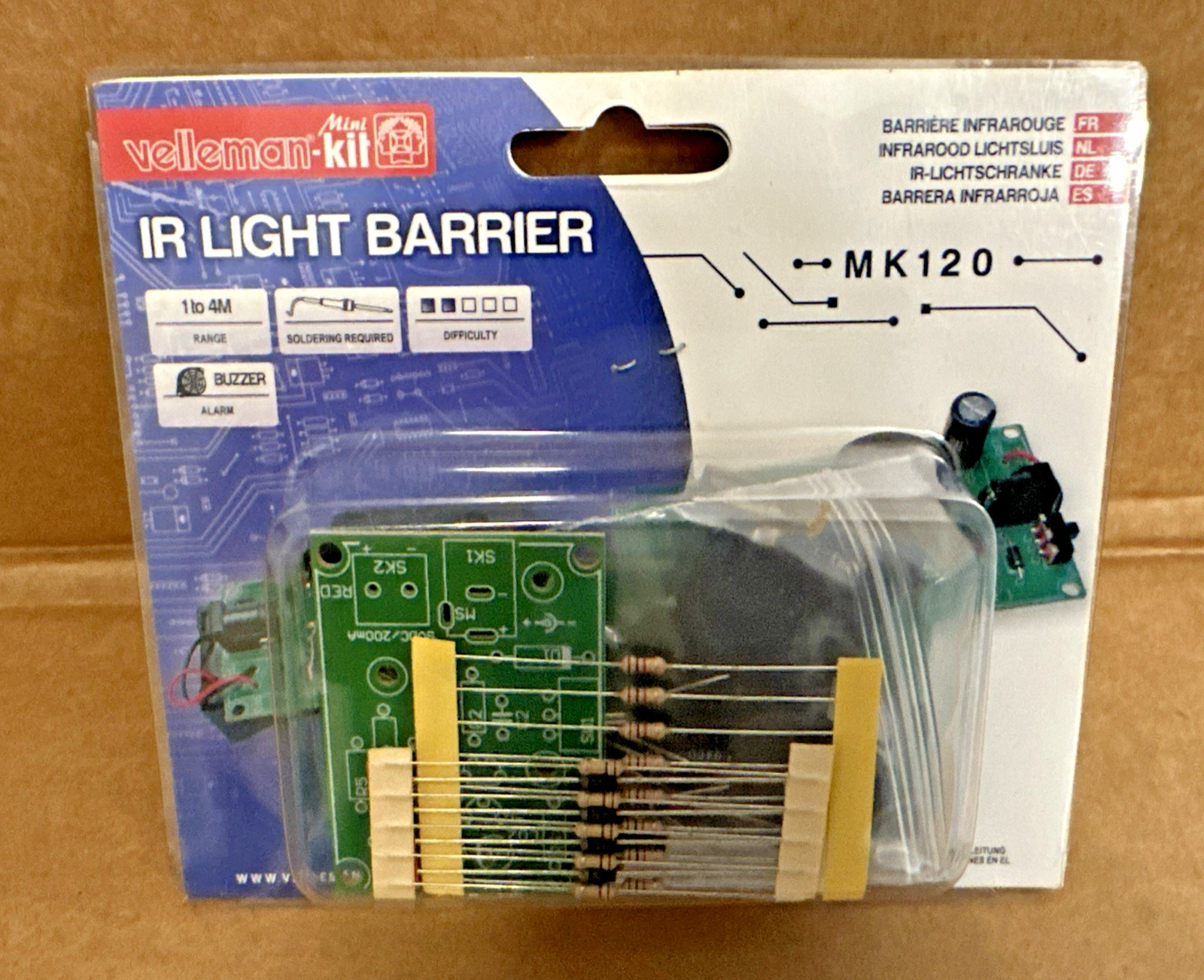 Velleman Kit IR Light Barrier (IR Light Barrier MK120) NEW Free Shipping