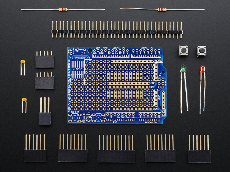 [ Adafruit ] Proto Shield for Arduino Unassembled Kit – Stackable – Version R3