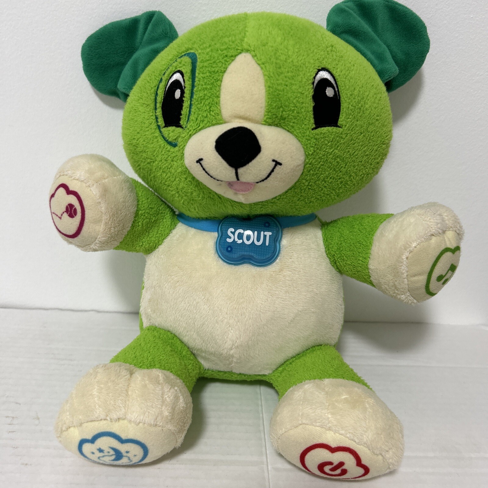 Leap Frog My Pal Scout 🐶 Talking Singing Learning Interactive Plush Dog *Works*