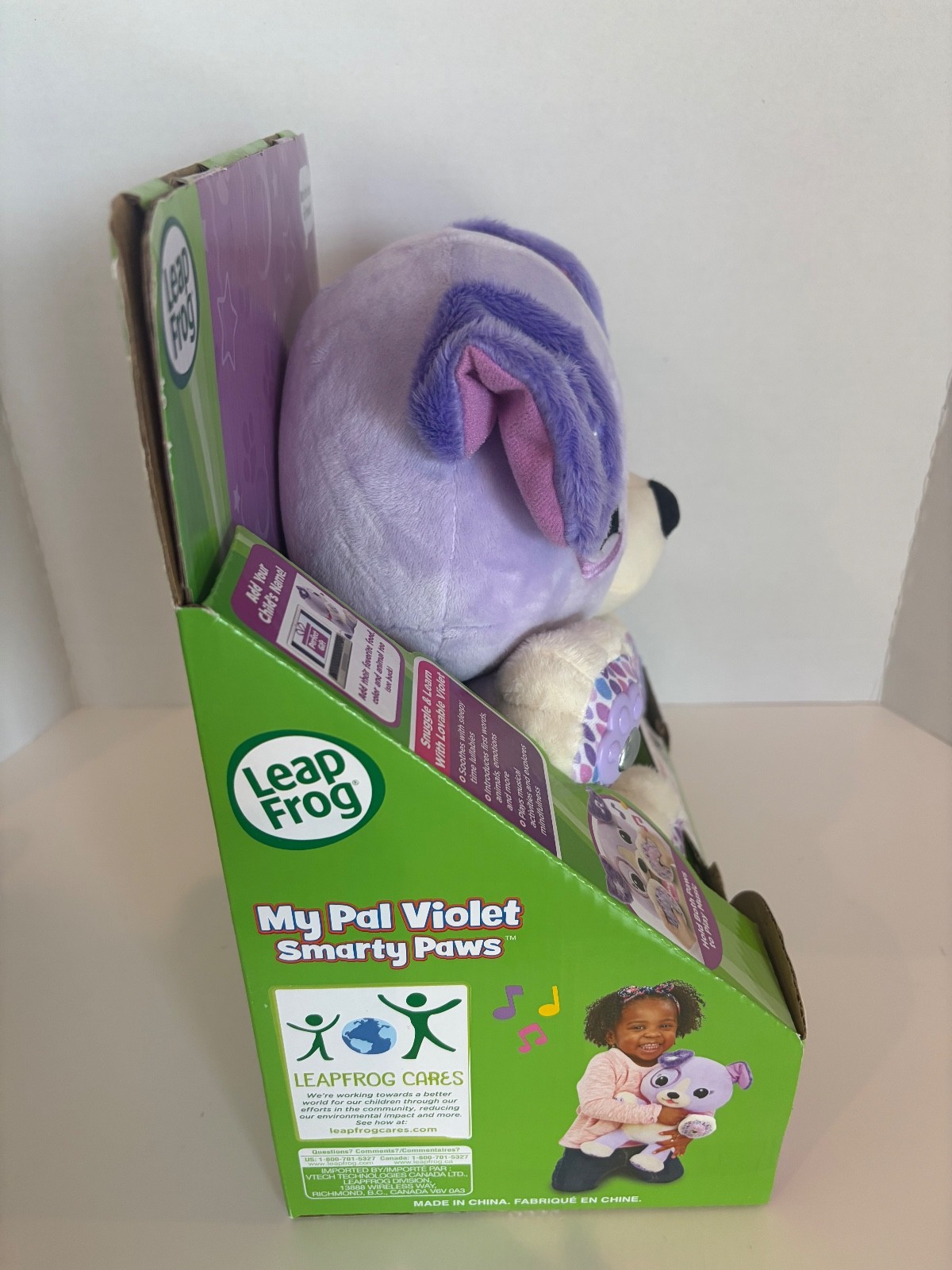 LeapFrog My Pal Violet Smarty Paws Interactive Plush Learning Toy NEW