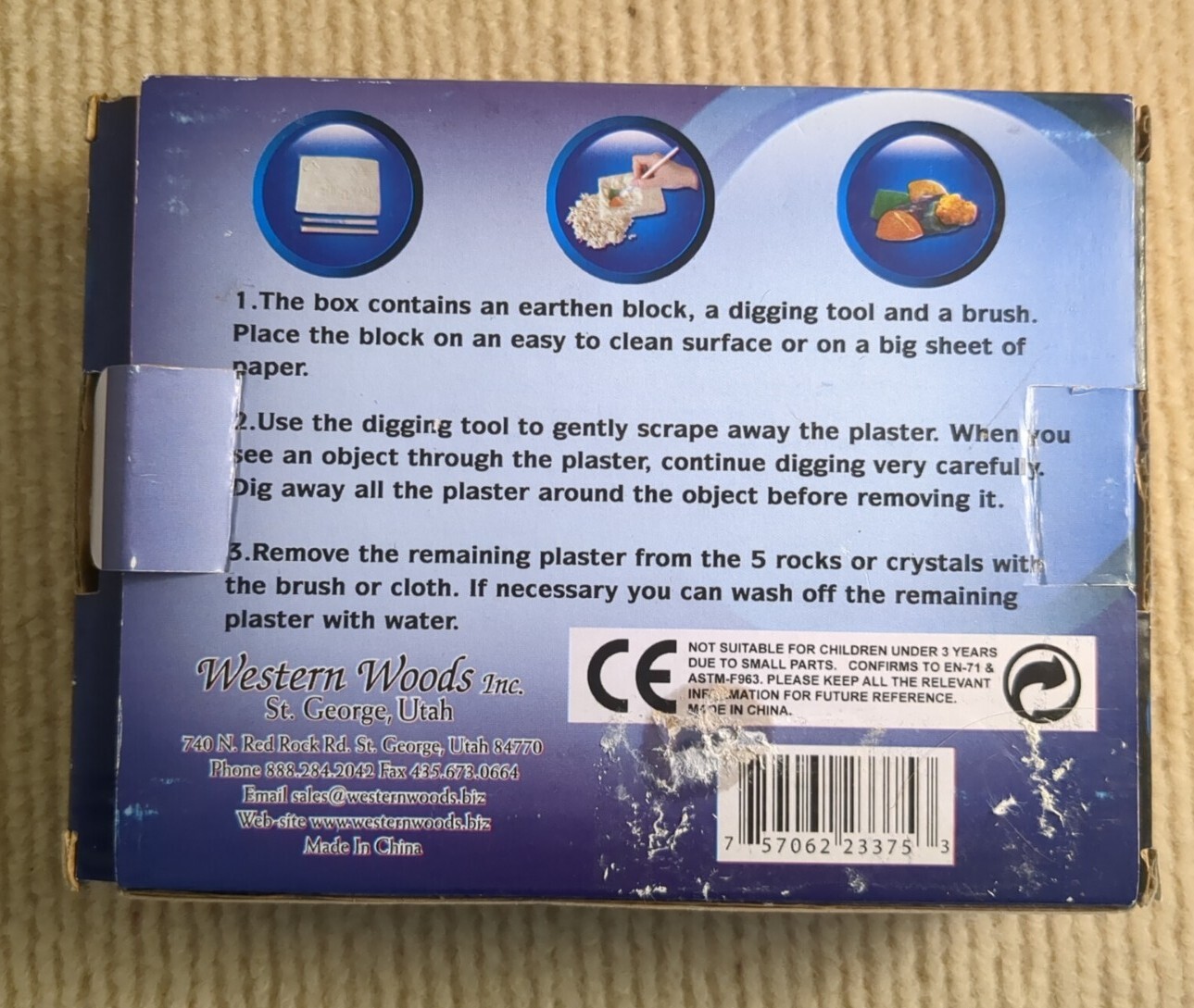 Rock, Mineral, Crystal Treasure Excavation Kit
