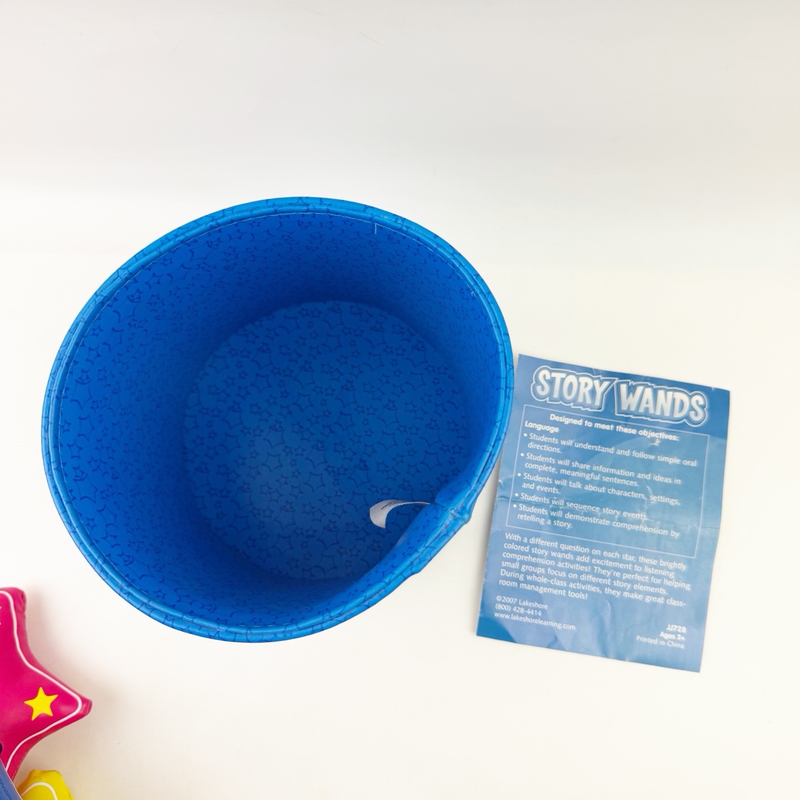 Lakeshore Learning Story Wands Bucket Reading Comprehension for Kids Teacher