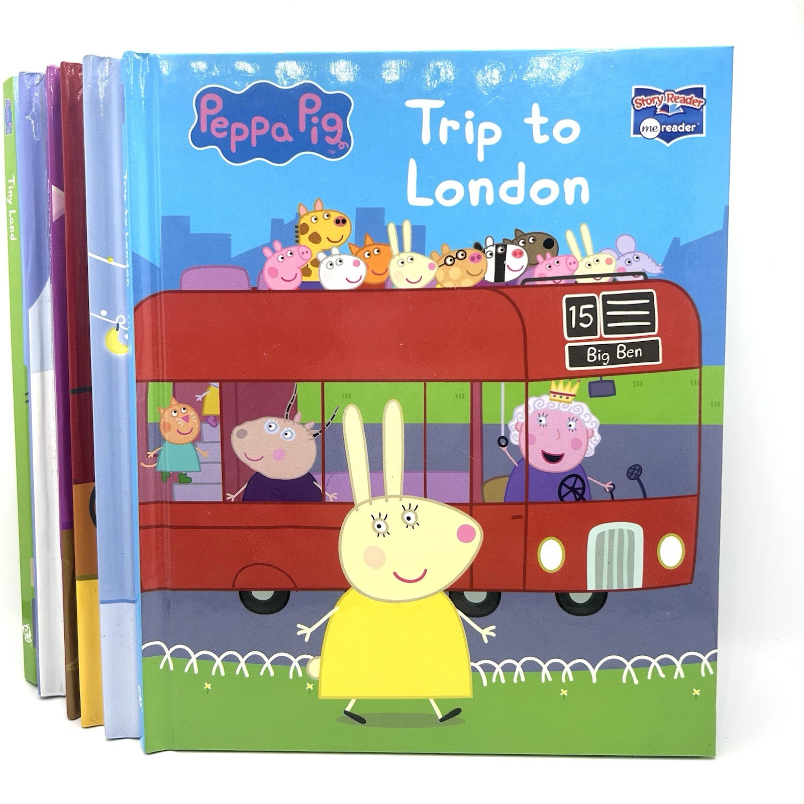 PEPPA PIG – Lot of 8 Story Reader Me Reader Books PI Kids – 7/8 EUC, See Details