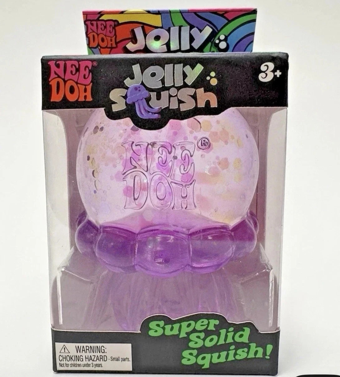 Authentic NeeDoh 💜 PURPLE Jelly Squish Jellyfish Fidget Sensory Toy – US Seller