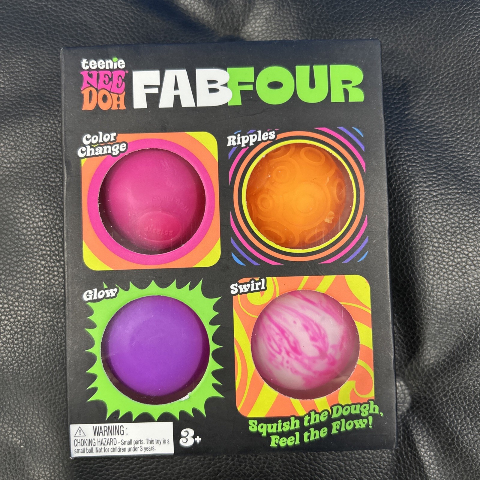 Needoh Teenie Fab Four 4-Pack Nee Doh Set of 4 NEW SEALED