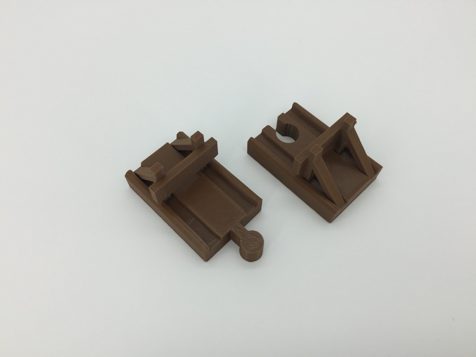 (2) Pack of Wooden Track Buffer Yard Bumpers for End of Track – Choose Color