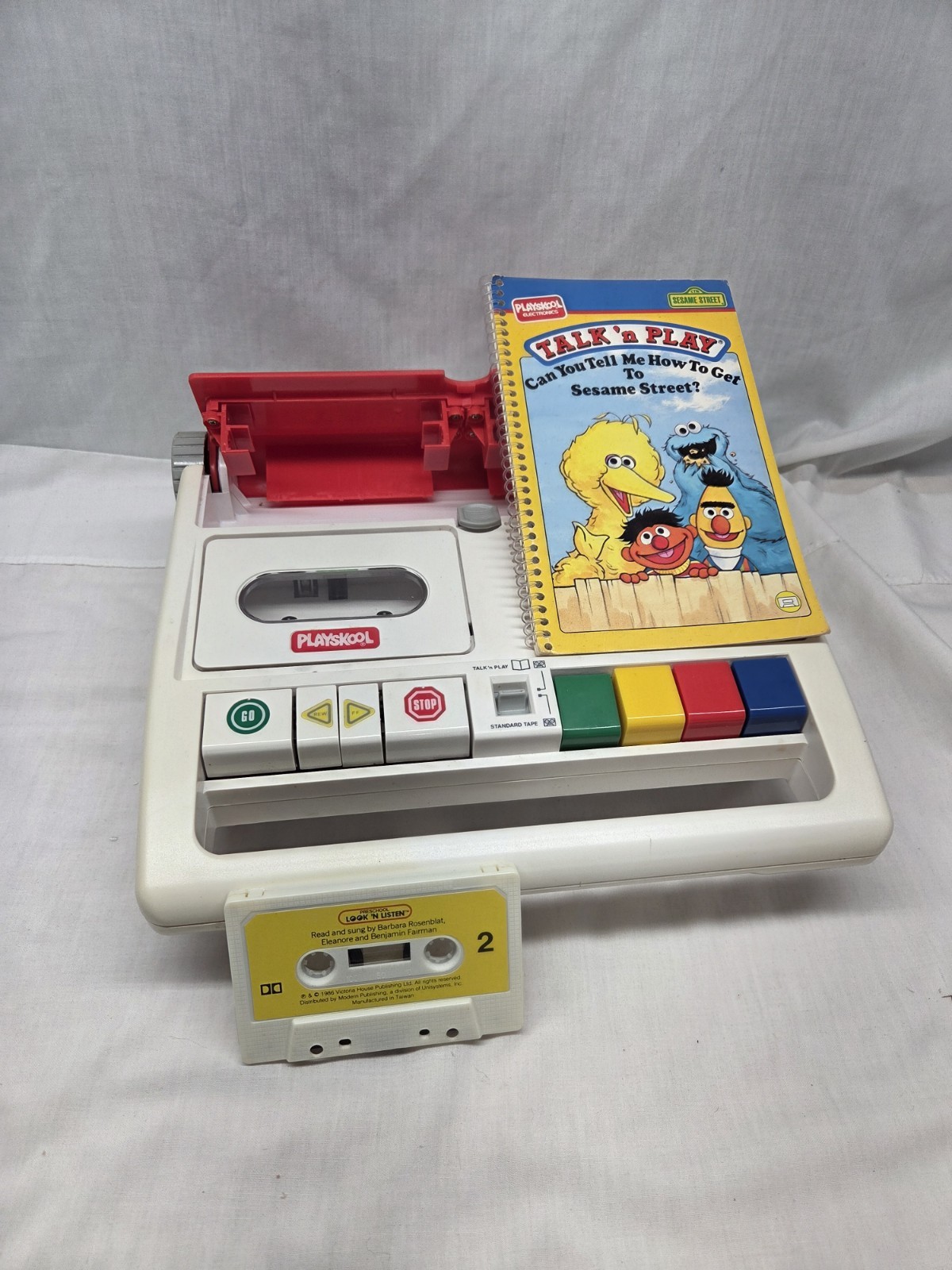 1992 Vintage Playskool Talk ‘n Play In Box COMPLETE w/ Tape & Book WORKS