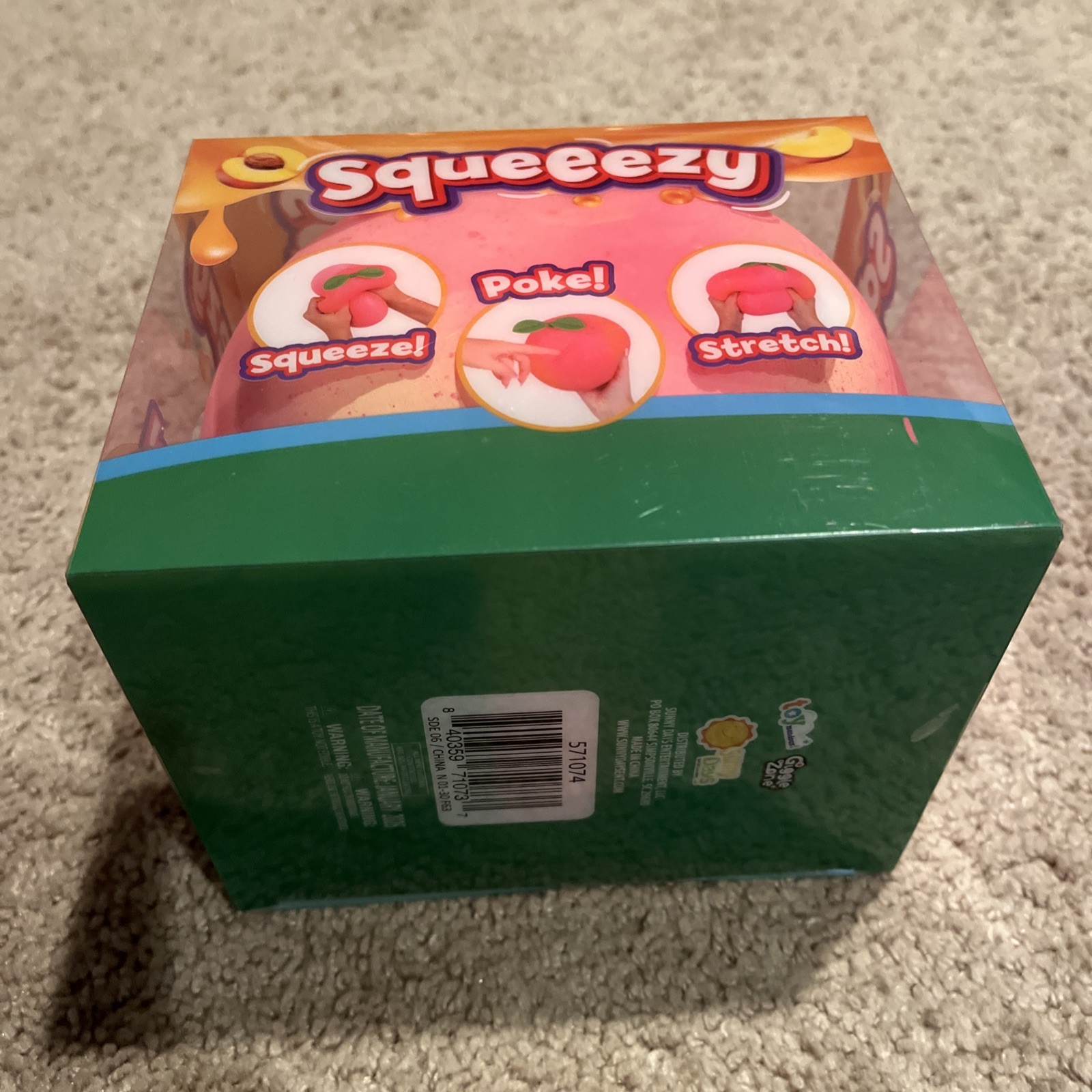 Squeezy Pink Tactile Squeeze Toy – Squeeze, Poke, Stretch, Ages 3 plus