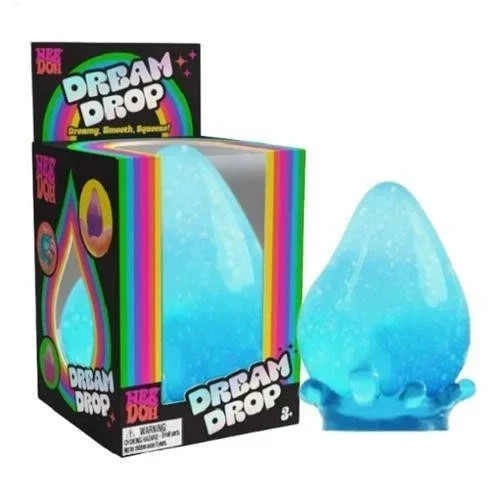Dream Drop -Sensory Squeeze Toy w/ Dreamy Smooth Squeeze – 3″ Tall Blue”unbrand”