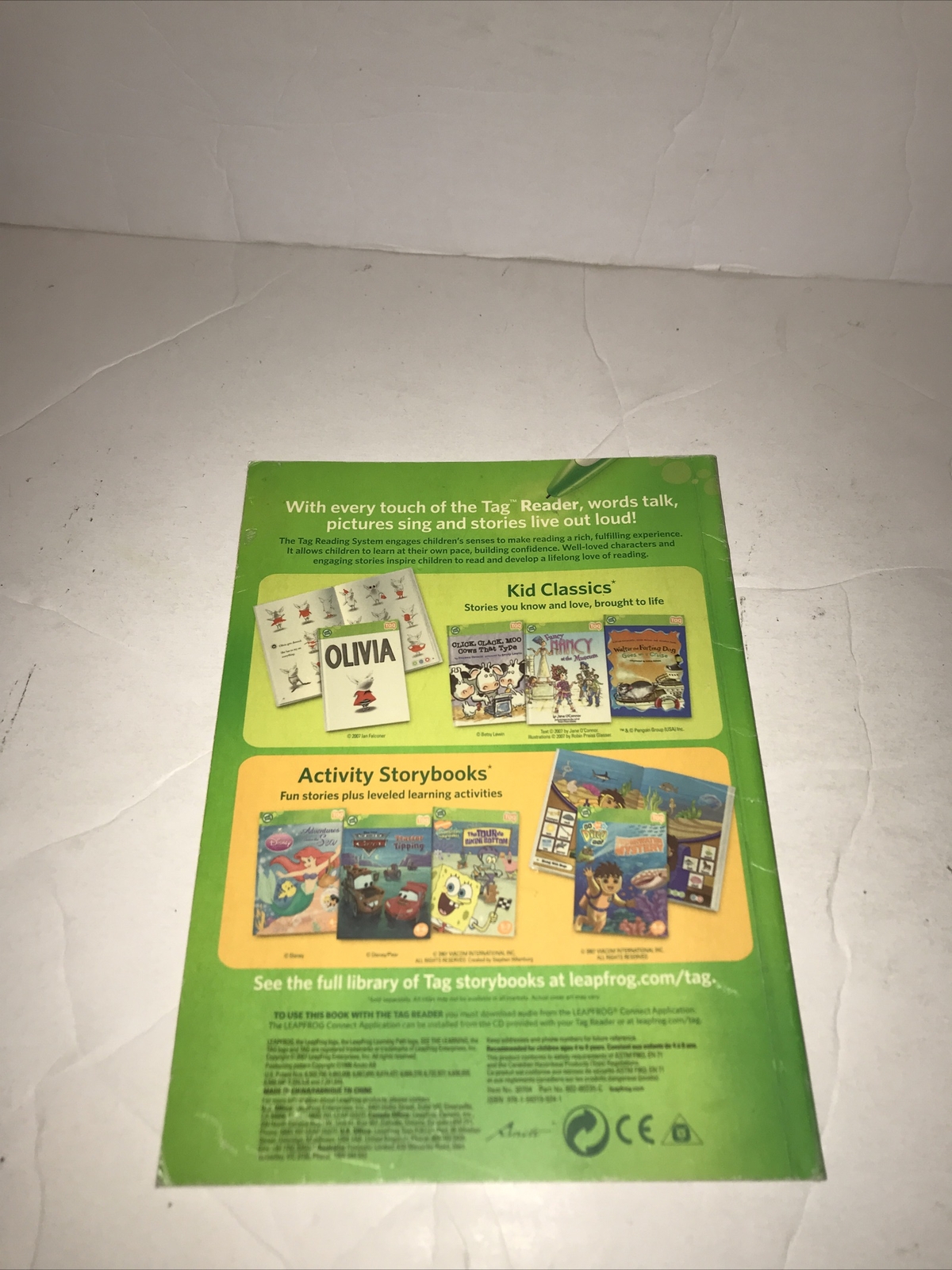 LeapFrog TAG Reading System Book OZZIE and MACK 4 – 8 Years by Trisha Holland