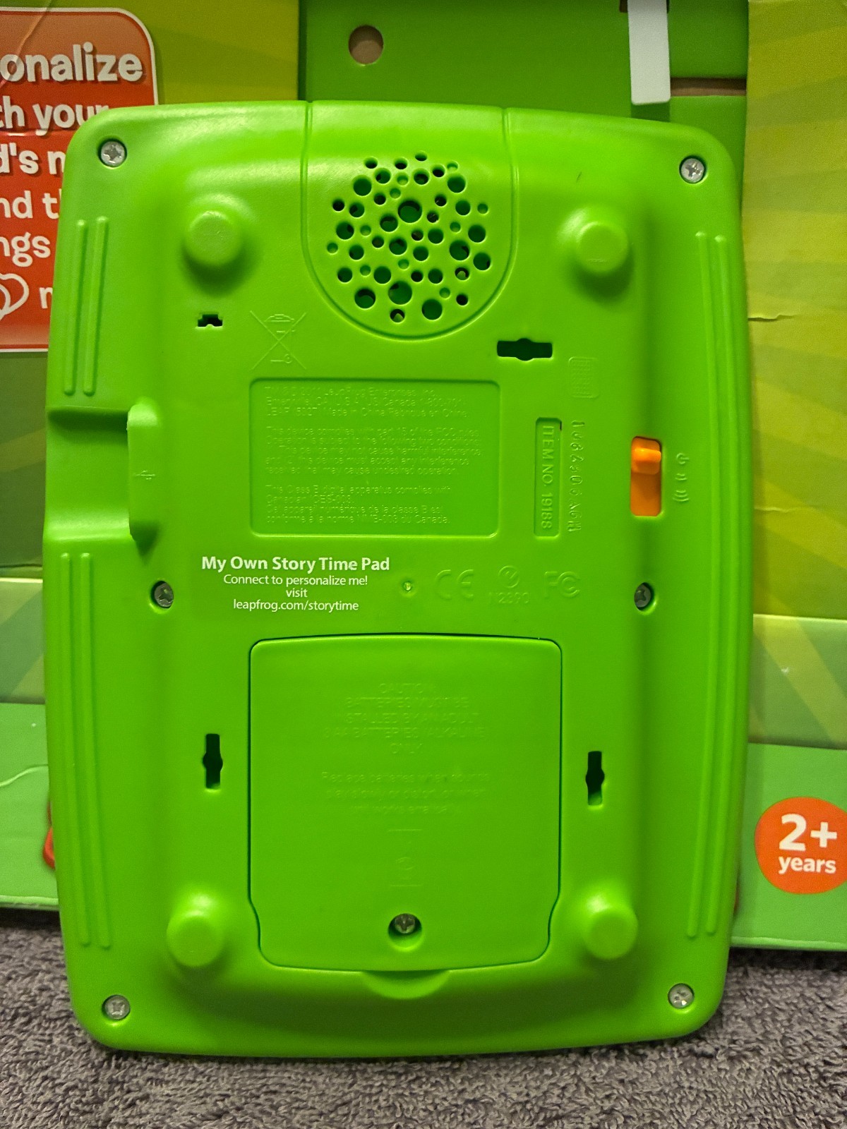 Leap Frog My Own Story Time Pad Learning Educational Tad Leap Pad – Tested