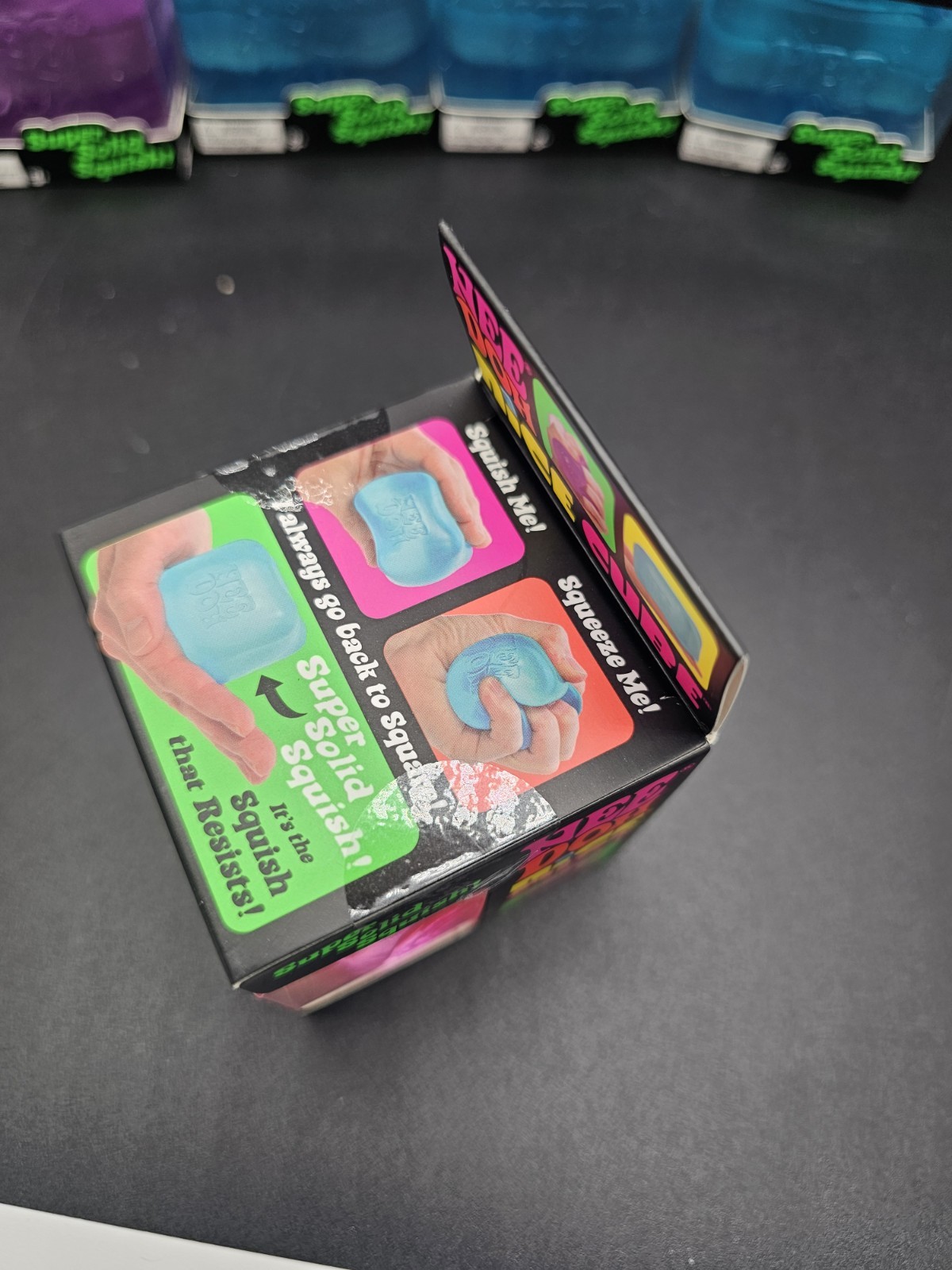 NeeDoh Nice Cubes With Display In Hand