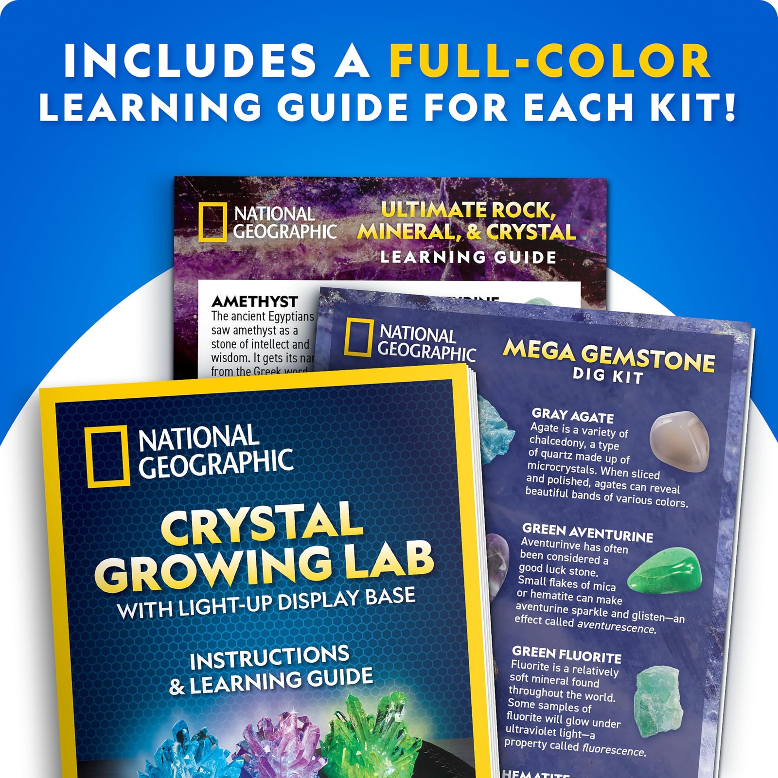 NATIONAL GEOGRAPHIC Geology Bundle – Including Rock Collection Box for Kids, …