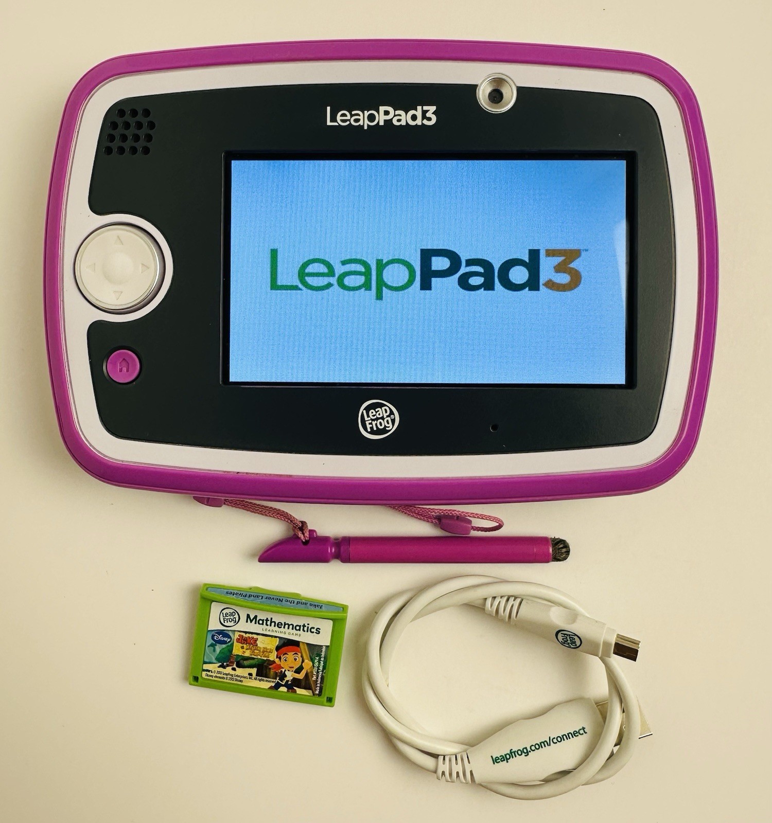 LeapFrog LeapPad3 Kids’ Learning Tablet W/ Cable ( Need To Delete Parent Lock )