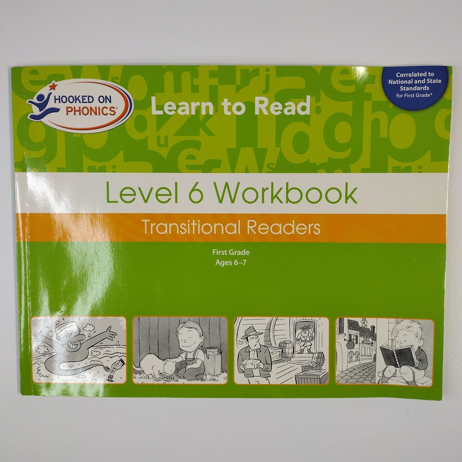 Hooked On Phonics 1st Grade Level 6 Transitional Readers Ages 6-7 COMPLETE 2017