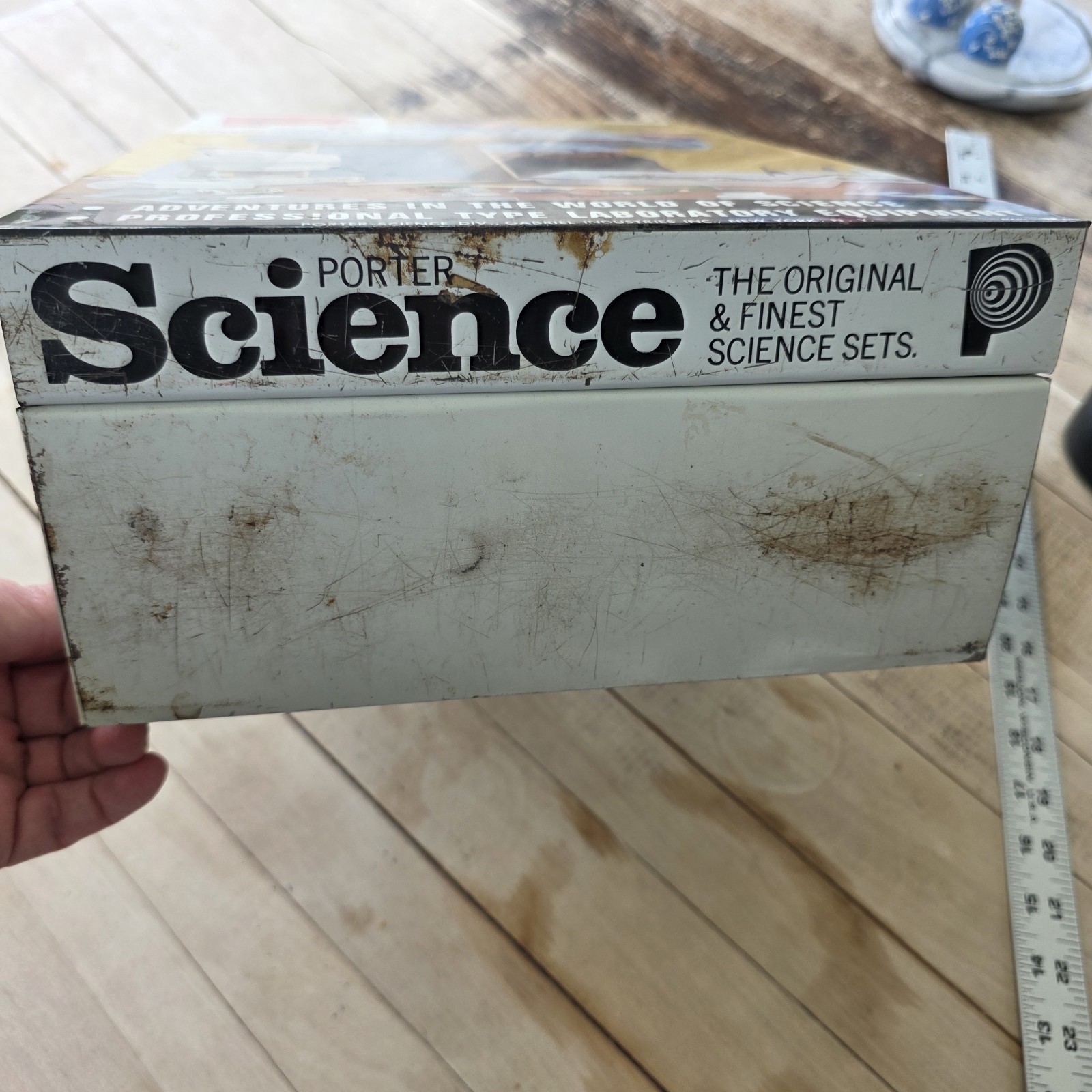 Vintage! 1960’s PORTER “MICROCRAFT” Microscope 600 Zoom Power SCIENCE Box Only