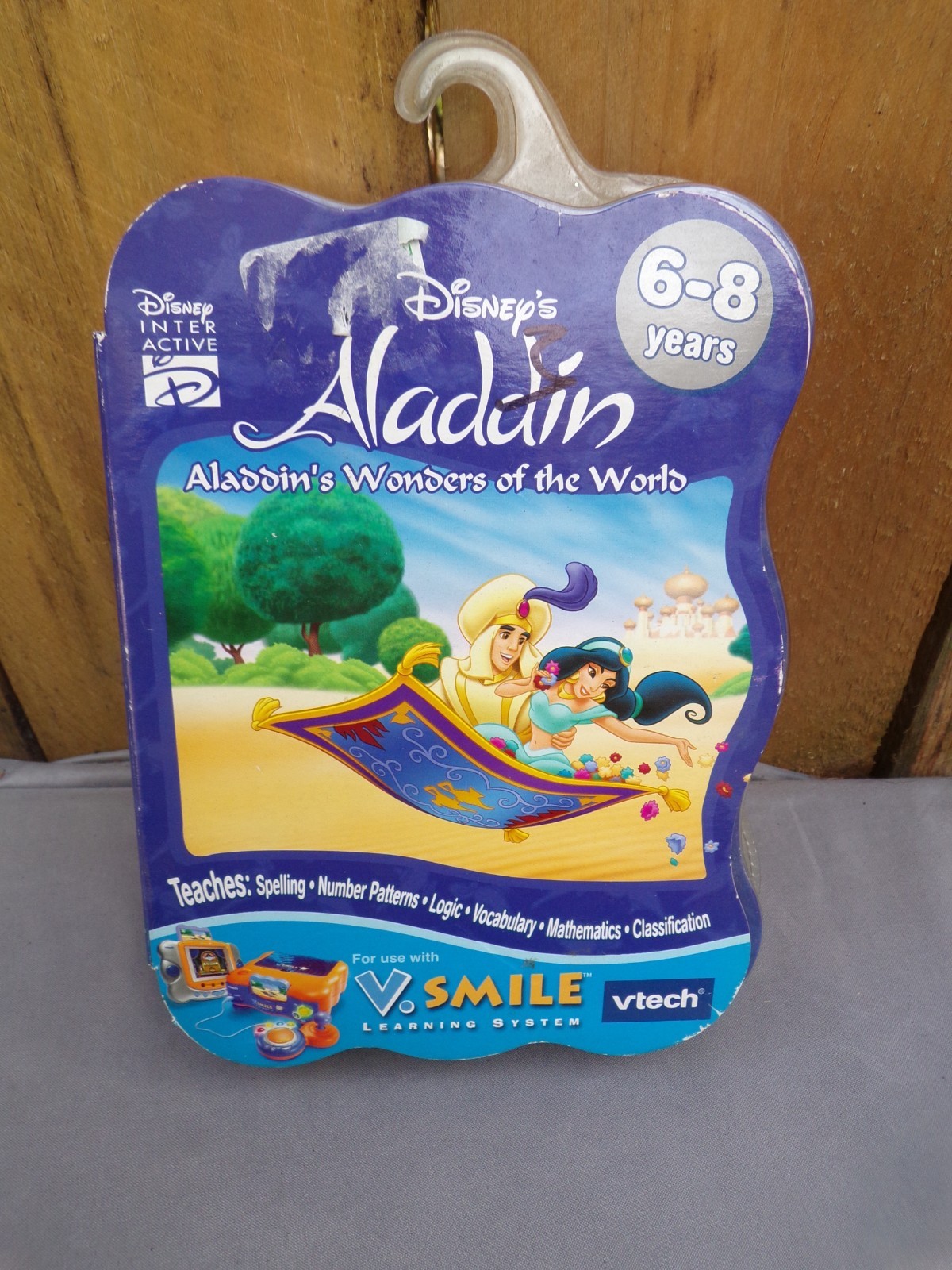 Disney Vtech Smartridge Aladdin’s Wonders of the World Cartridge V Smile