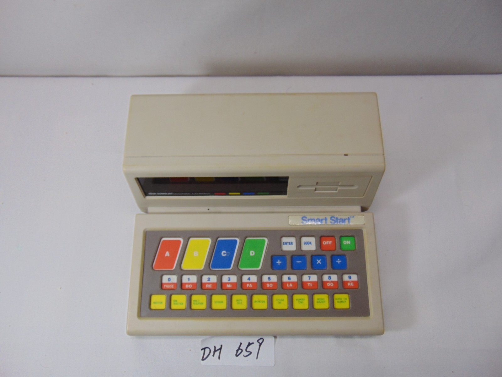 Vintage VTech SMART START Interactive Pre Computer Learning Machine Tested + Box