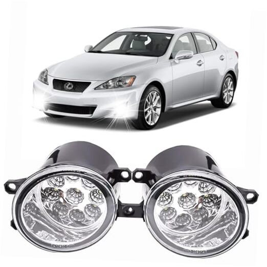 Fog Lights 3.5 inch OEM 19597300 For LEXUS IS250 IS350 2011-2015 Front Bumper