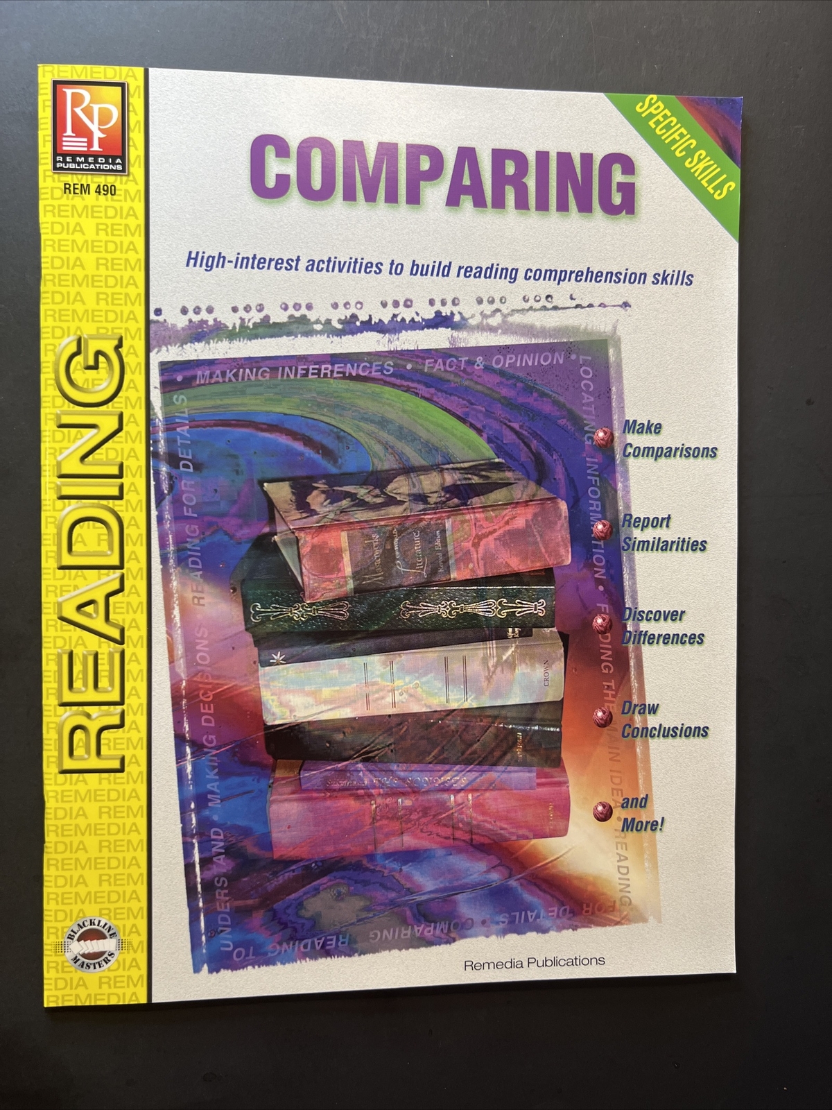 COMPARING (READING COMPREHENSION SKILLS) Level 3-4 Remedia 490 Workbook
