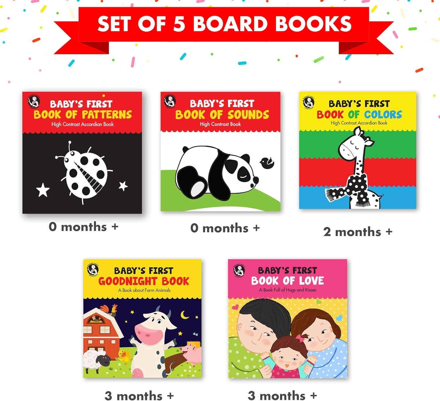 Madame Curie’S Baby’S First Library | Baby Toys, for 0-3-6 Months, 0 to 1 Yea…