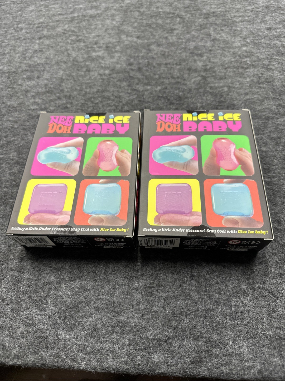 2 X Schylling NEEDOH NICE ICE BABY 4-Pack (Mini Nice Cubes) ~NEW & AUTHENTIC