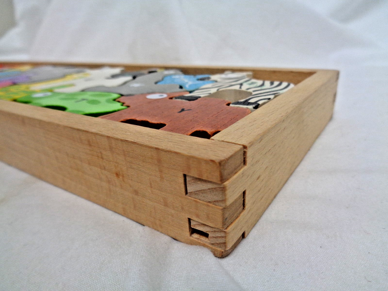 Begin Again Wooden Puzzle Animal Parade Letter A To Z Eco Wood Montessori