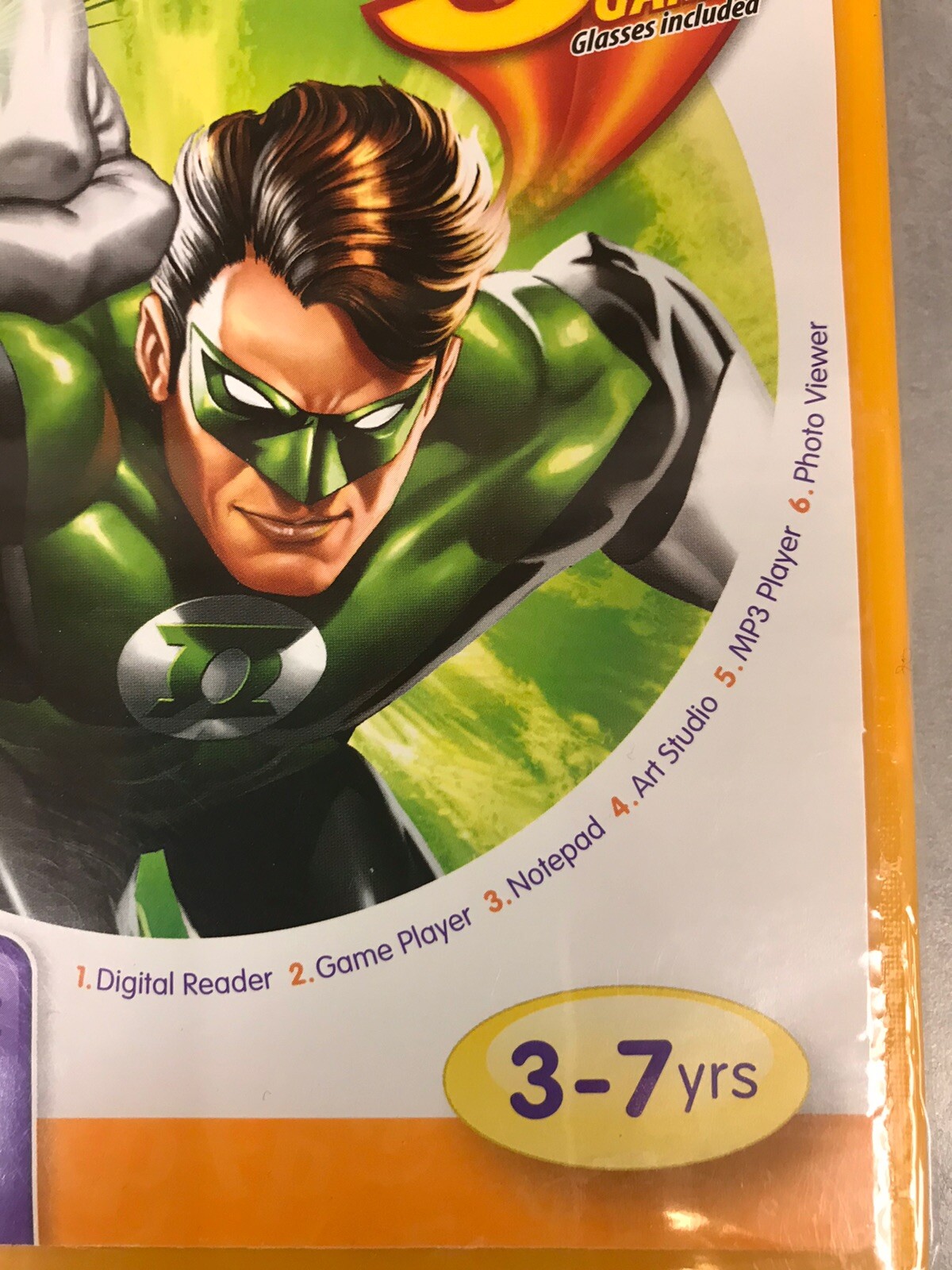 Fisher Price iXL Learning System Green Lantern 3-7yrs 3D Glasses Interactive
