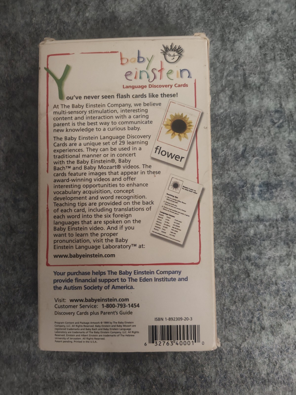 Baby Einstein Nature Discovery Cards Kids Learning Education Complete Set