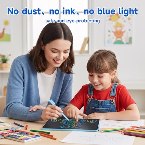 LCD Writing Tablet for Kids – 16 inch Colorful Doodle Board Drawing Pad Blue